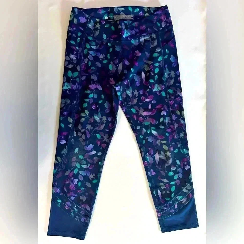 all in motion Girl's Activewear Flower Print Leggings (614)